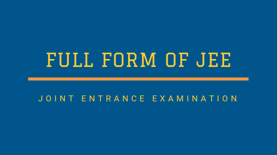 Full form of JEE