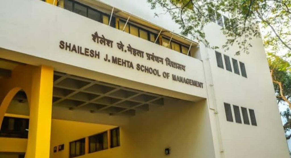  Shailesh J. Mehta School of Management 